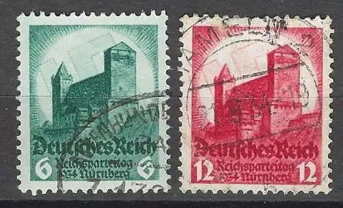 Deutsches Reich 1934 Nr 546 547 Gestempelt (Posten)
