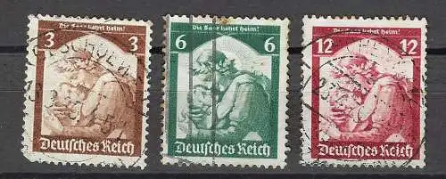 Deutsches Reich 1935 Nr 565 566 567 Gestempelt (Posten)