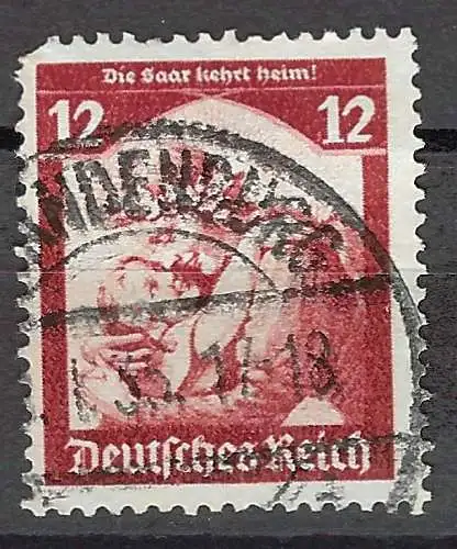 Deutsches Reich 1935 Nr 567 Rundstempel (Datum und/oder Ort klar)
