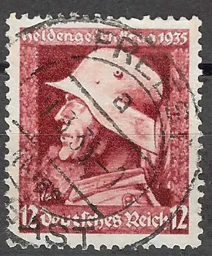 Deutsches Reich 1935 Nr 570 Rundstempel (Datum und/oder Ort klar)