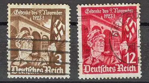 Deutsches Reich 1935 Nr 598 599 Gestempelt (Posten)