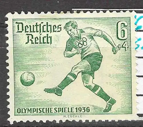 Deutsches Reich 1936 Nr 611 Falz / Gummimängel / *
