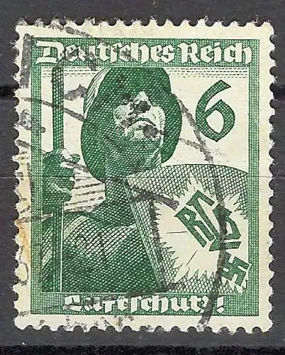 Deutsches Reich 1937 Nr 644 Ohne Gummierung (*)