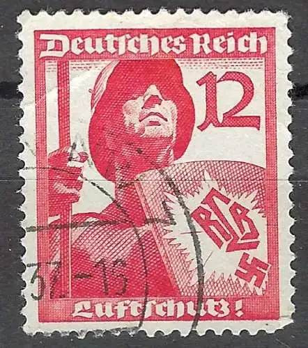 Deutsches Reich 1937 Nr 645 Ohne Gummierung (*)