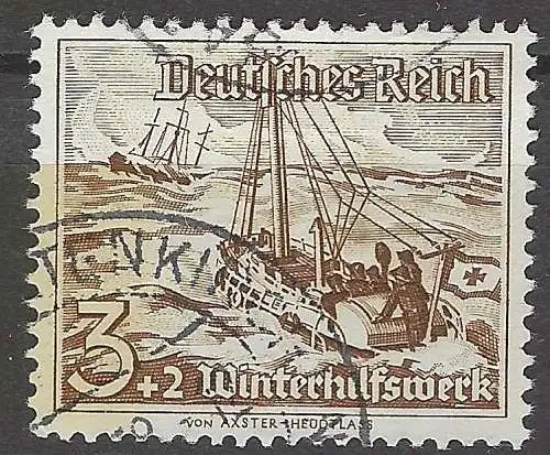 Deutsches Reich 1937 Nr 651 Ohne Gummierung (*)
