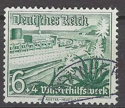 Deutsches Reich 1937 Nr 654 Ohne Gummierung (*)