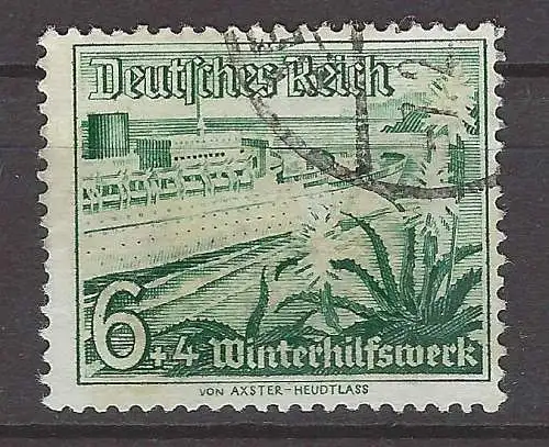 Deutsches Reich 1937 Nr 654 Ohne Gummierung (*)
