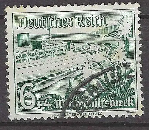 Deutsches Reich 1937 Nr 654 Ohne Gummierung (*)
