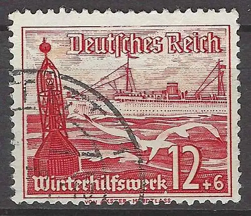 Deutsches Reich 1937 Nr 656 Ohne Gummierung (*)