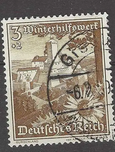 Deutsches Reich 1938 Nr 675 Ohne Gummierung (*)