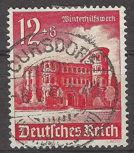 Deutsches Reich 1940 Nr 756 Ohne Gummierung (*)