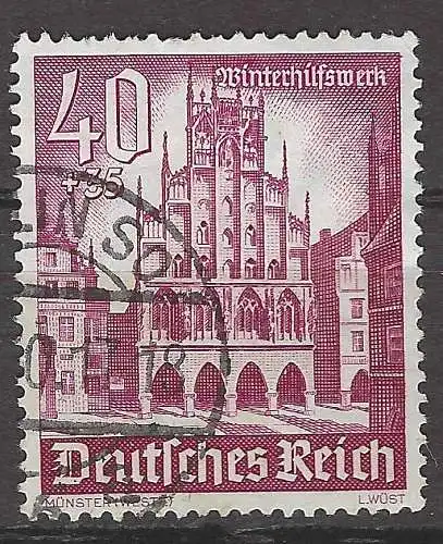 Deutsches Reich 1940 Nr 759 Ohne Gummierung (*)