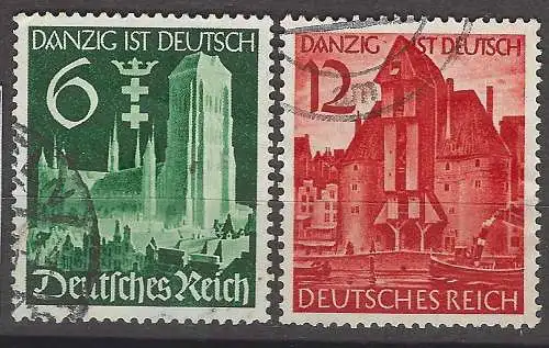 Deutsches Reich 1939 Nr 714 715 Ohne Gummierung (*)
