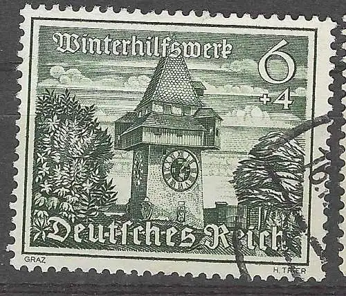 Deutsches Reich 1939 Nr 733 Ohne Gummierung (*)