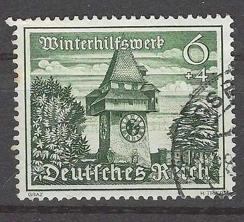 Deutsches Reich 1939 Nr 733 Ohne Gummierung (*)
