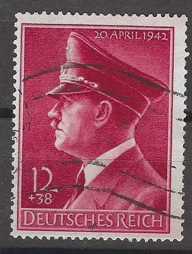 Deutsches Reich 1942 Nr 813 Ohne Gummierung (*)