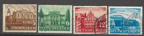 Deutsches Reich 1941 Nr 764 765 766 767 Ohne Gummierung (*)