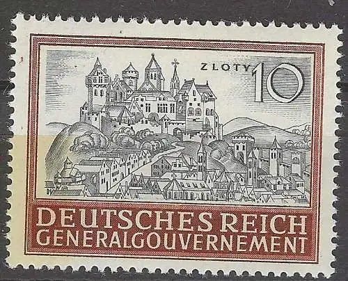 Generalgouvernement 1943 Nr 116 Postfrisch / **