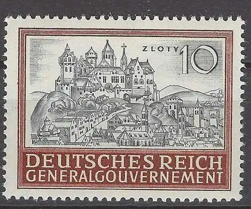 Generalgouvernement 1943 Nr 116 Postfrisch / **