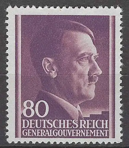 Generalgouvernement 1942 Nr 85A Postfrisch / **