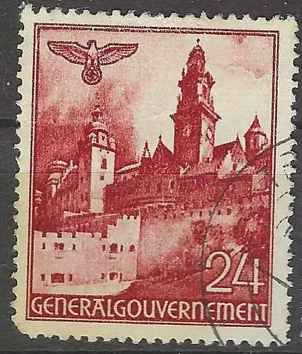 Generalgouvernement 1940 Nr 45 Gestempelt (Posten)