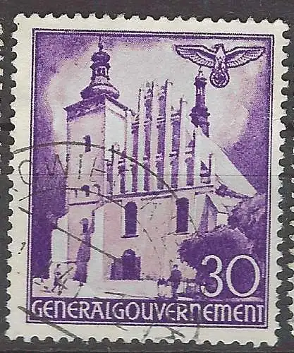 Generalgouvernement 1940 Nr 46 Gestempelt (Posten)