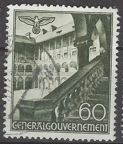 Generalgouvernement 1940 Nr 49 Gestempelt (Posten)