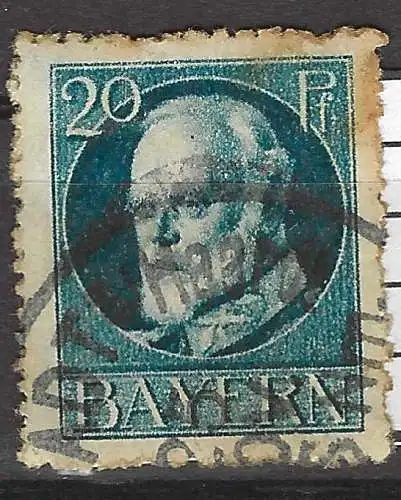 Altdeutschland Bayern 1914 Nr 97 Falz / Gummimängel / *