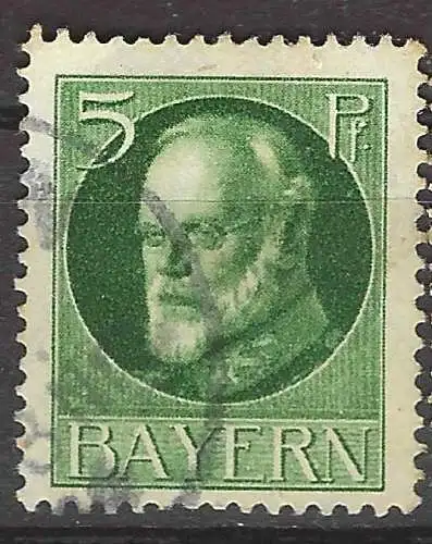 Altdeutschland Bayern 1916 Nr 112 Falz / Gummimängel / *