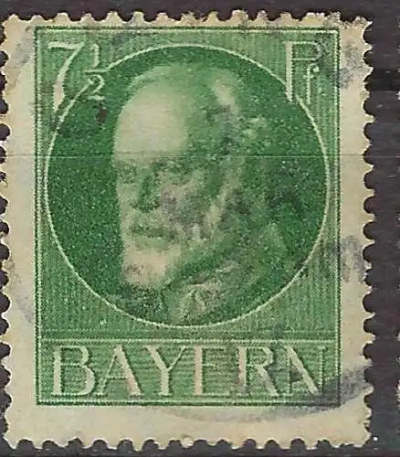 Altdeutschland Bayern 1916 Nr 113 Falz / Gummimängel / *