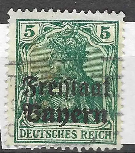 Altdeutschland Bayern 1919 Nr 138 Ohne Gummierung (*) Gestempelt (Posten)