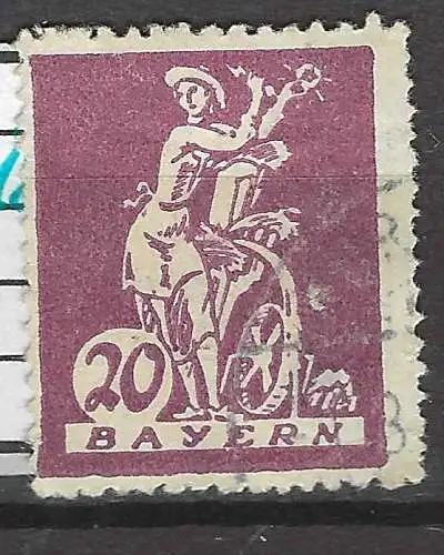 Altdeutschland Bayern 1920 Nr 181 Gestempelt (Posten)