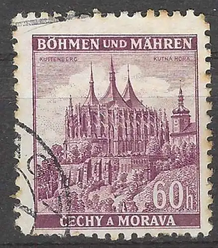 Bes. 2. Wk. Böhmen/M. 1939 Nr 27 Gestempelt (Posten)