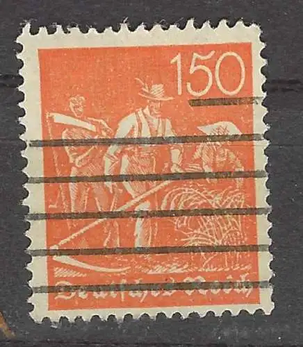 Deutsches Reich 1921 Nr 169 Eckstempel/Wellenstempel