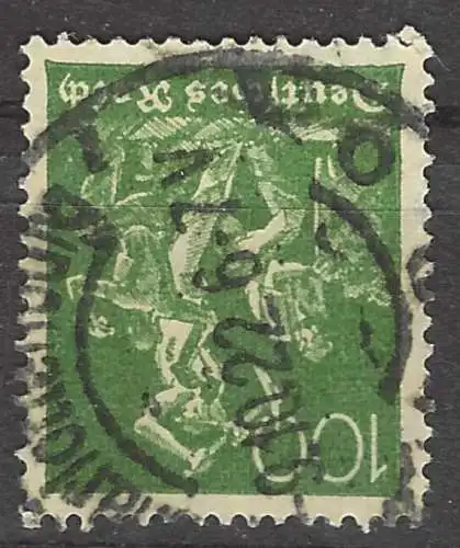 Deutsches Reich 1922 Nr 187 Rundstempel (Datum und/oder Ort klar) Zentraler Rund / Vollstempel