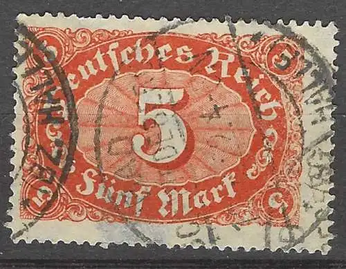 Deutsches Reich 1922 Nr 194 Rundstempel (Datum und/oder Ort klar)