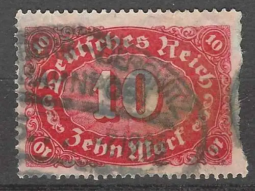 Deutsches Reich 1922 Nr 195 Rundstempel (Datum und/oder Ort klar)