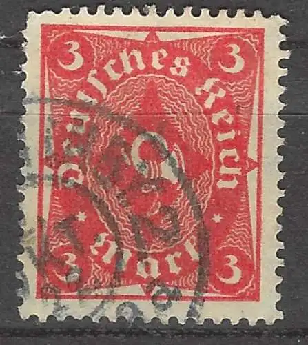 Deutsches Reich 1922 Nr 225 Ohne Gummierung (*)