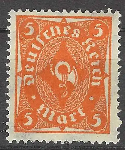 Deutsches Reich 1922 Nr 227 Falz / Gummimängel / *