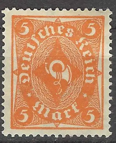 Deutsches Reich 1922 Nr 227 Ohne Gummierung (*)