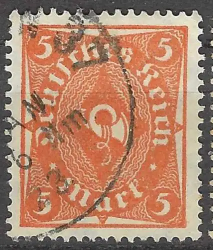 Deutsches Reich 1922 Nr 227 Ohne Gummierung (*)