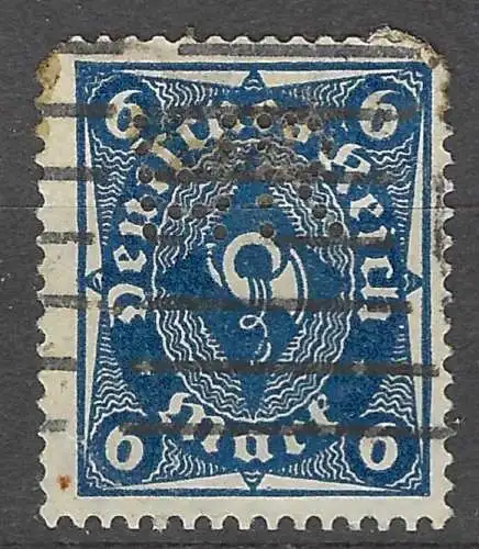 Deutsches Reich 1922 Nr 228P Ohne Gummierung (*)