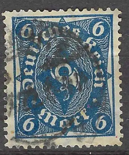 Deutsches Reich 1922 Nr 228P Ohne Gummierung (*)