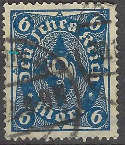 Deutsches Reich 1922 Nr 228P Ohne Gummierung (*) Falz / Gummimängel / *