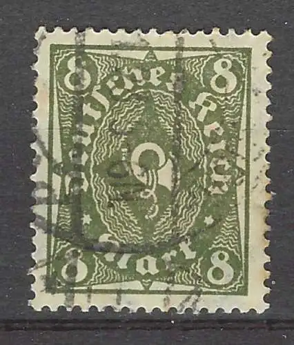 Deutsches Reich 1922 Nr 229P Ohne Gummierung (*) Falz / Gummimängel / *