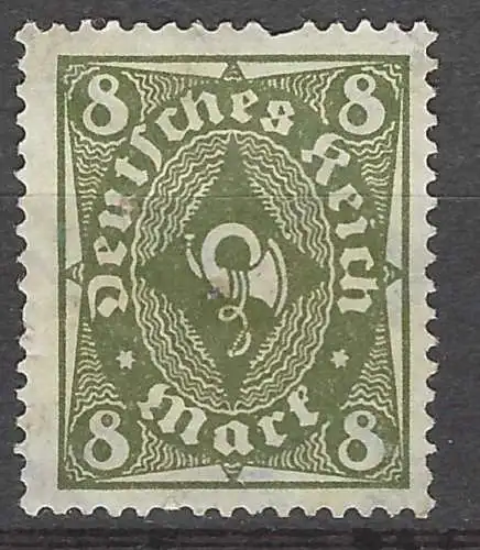 Deutsches Reich 1922 Nr 229P Ohne Gummierung (*)