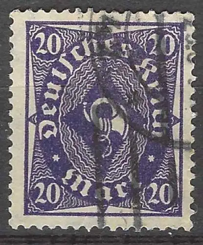 Deutsches Reich 1922 Nr 230P Ohne Gummierung (*)