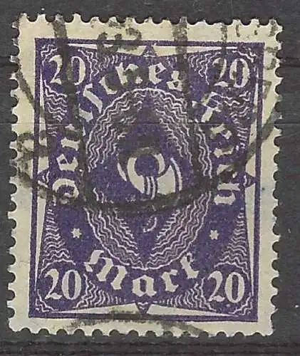 Deutsches Reich 1922 Nr 230P Ohne Gummierung (*)