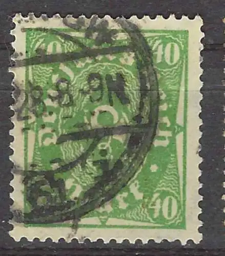 Deutsches Reich 1922 Nr 232P Ohne Gummierung (*)