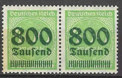 Deutsches Reich 1923 Nr 306 Ohne Gummierung (*)